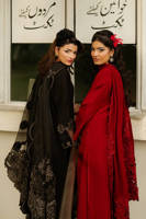 Picture of Cherry Red with Dupatta
