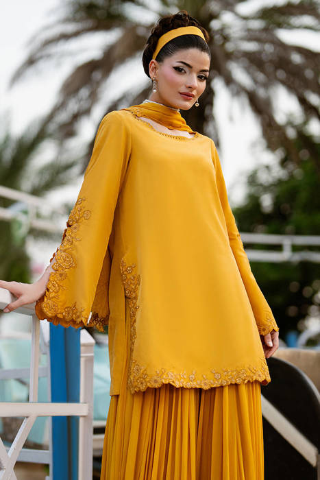 Honey Glow with Dupatta